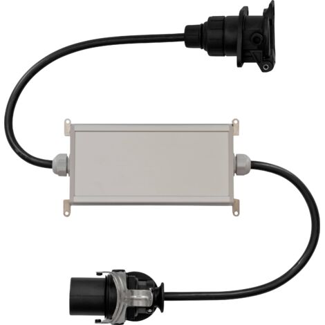 SecoRüt 40520 Adaptateur pour remorque [prise de remorque femelle 15 pôles - prise de remorque mâle 15 pôles]
