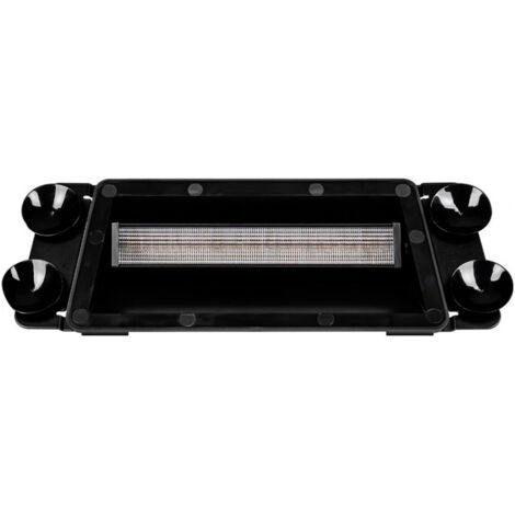 SecoRüt Frontblitzer / Straßenräumer LED Blitzer 12&24 Volt Strobo LW0054   Saugnapf Orange