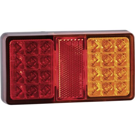 Secorut Luce Multifunzionale 3 LED Rossa per Veicoli