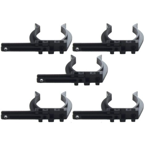 Secotec vas221 base blenden clip con anschraubplatte Contenuto 5 pezzi, 5