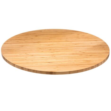 Secret de Gourmet Placa giratoria de bambú 50x2,8 cm - Marrón