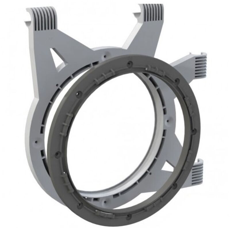 Secret Jardin - Support de flange Ducting Flange DF25 pour gaine - Barre 25mm