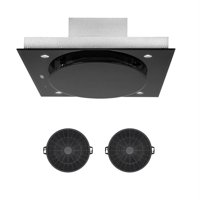 Klarstein - Secret Service recyclage d'air 110cm 800m³/h & filtres à charbon actif noire