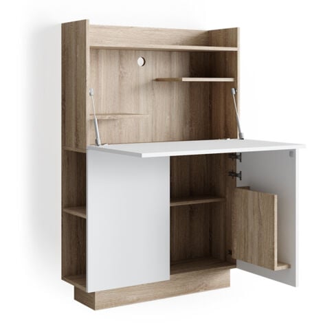 Secrétaire bureau Alena, Sonoma, 85 x 27 cm, Vicco