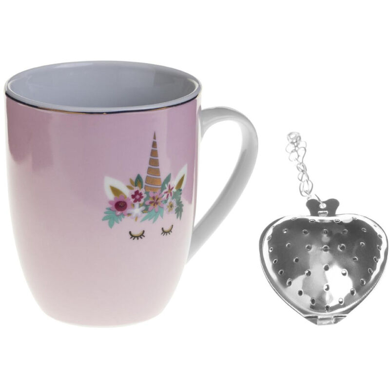 

Set regalo taza con infusor forma corazon - Secret&gourmet