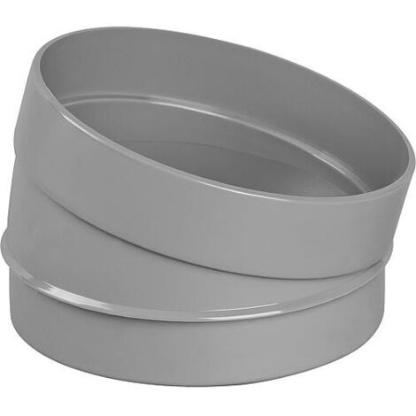 Secteur de Coude PVC évacuation 15° mâle/femelle Ø100