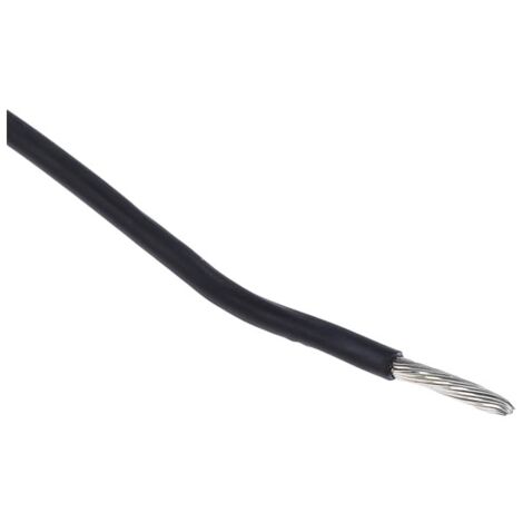 Section de câble 1,5 (awg 16) H07V2-K style 1015 Noir