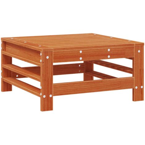 Sectional Sofa Units Solid Pine Wood Wax Brown vidaXL