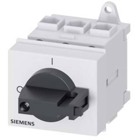 Sectionneur à coupure en charge noir 3 pôles 16 mm² 32 A 690 V/AC Siemens 3LD22300TK11 D129161