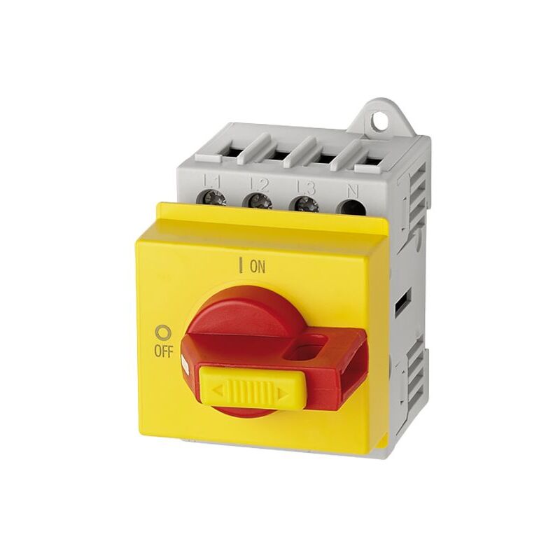 Sectionneur rotatif modulaire on/off 3P 32A Cadenassable - montage rail din IMO