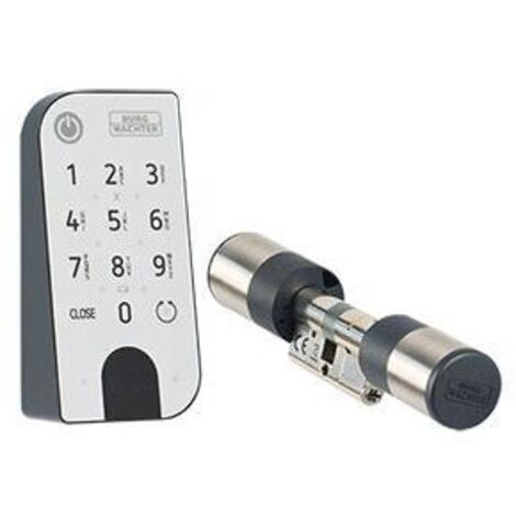 SecuEntry Set ENTRYeasy 7601 PIN Farbe schwarz Edelstahl