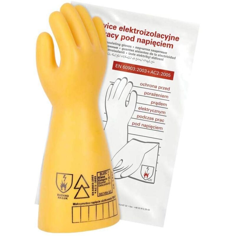 RELSEC-5 y 10 Guanti elettroisolati, elsec 5 kV