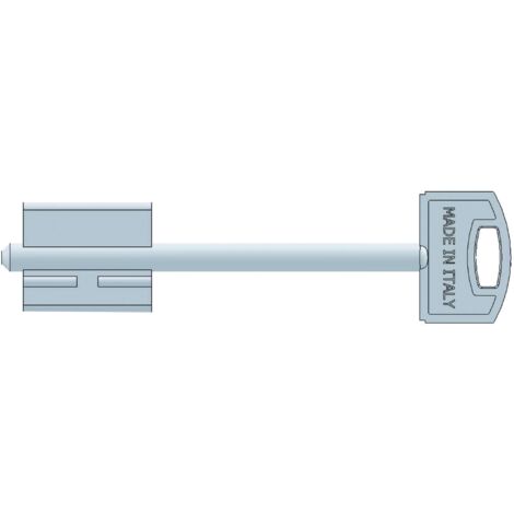 Securemme CHIAVE GREZZA PER PORTE BLINDATE Mod. H gambo mm. 50 - 5 pezzi