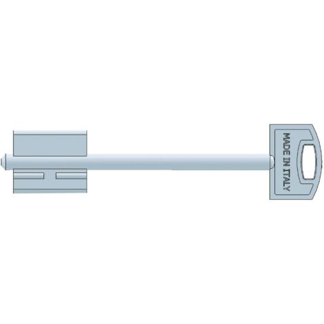 Securemme CHIAVE GREZZA PER PORTE BLINDATE Mod. I gambo mm. 60 - 5 pezzi