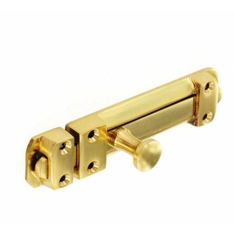 Securit Brass Door Bolt Heavy 150mm - S2540