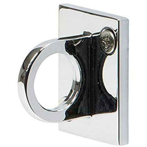 SECURIT - Gancio da Muro per Sistema Barriera Classic - Per Bar, Ristoranti, Pub, Negozi - Acciaio Inox - Pezzi per il Montaggio Inclusi