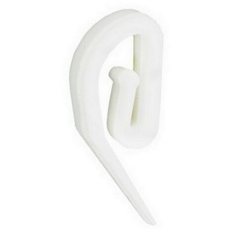 200Pcs Curtain Hook Packages Plastic Curtain Hooks Curtain Rod