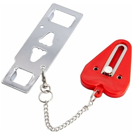 Sécurité de Serrure de Porte Portable, Utilisée Pour la Sécurité à Domicile, Serrure de Porte de Voyage