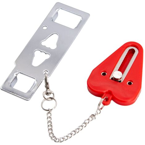 Sécurité de Serrure de Porte Portable , Utilisée Pour la Sécurité à Domicile, Serrure de Porte de Voyage, Serrure Essentielle de Dortoir