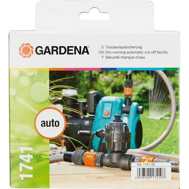 Sécurité manque d'eau Noir 30 x 20 x 20 cm 01741-20 - Gardena