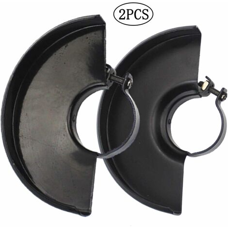 Sécurité Pour Meuleuse d'Angle Couverture De Meuleuse d'Angle Protecteur Pour Meuleuse d'Angle Utilisé Pour 115 Avec 125 Meuleuses d'Angle, Accessoires d'Outils Électriques Guazhuni Noir 2 Pcs