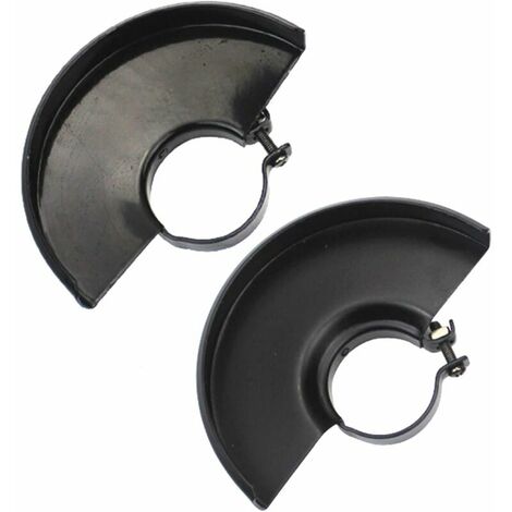 Sécurité Pour Meuleuse d'Angle Couverture De Meuleuse d'Angle Protecteur Pour Meuleuse d'Angle Utilisé Pour 115 Avec 125 Meuleuses d'Angle, Accessoires d'Outils Électriques Noir 2 Pcs