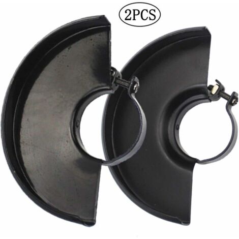 Sécurité Pour Meuleuse d'Angle Couverture De Meuleuse d'Angle Protecteur Pour Meuleuse d'Angle Utilisé Pour 115 Avec 125 Meuleuses d'Angle, Accessoires d'Outils Électriques   Noir 2 Pcs