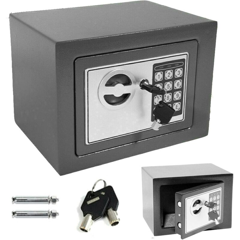 Security Electronic Digital Safe Box Password Case 4.6L Electronic Password Security Safe Money Cash Deposit Box Safety 23x17x17cm