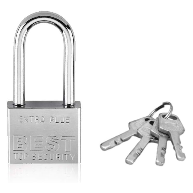 Image of ZVD - Security Padlock, Key Padlock 40mm Long Shackle Padlock for Gym Locker Shed Garage Fence