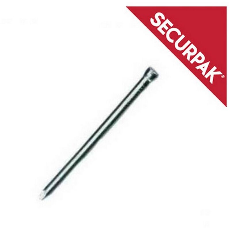 Securpak - SP10429 - Bag/10 Oval Nails 75mm Bright (135g)