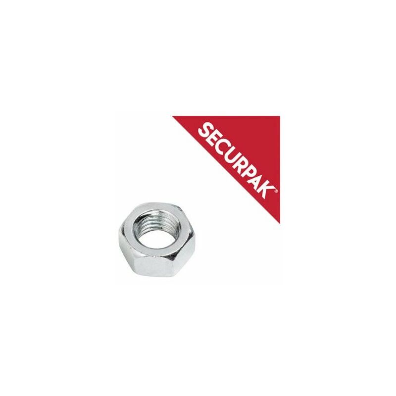 Zinc Plated Hexagon Nuts M10 Pack 10 - SP10479 - Securpak