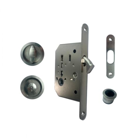 Lot De 3 Serrures Tubulaires Argent Avec Clés - 5/8'' - Pour Meuble/camion - Uxcell
