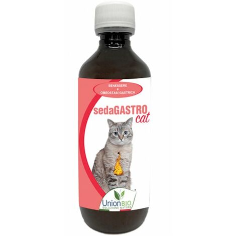 SEDAGASTRO CAT aliment complémentaire à base de principes actifs naturels rétablit l'équilibre acide/base de l'estomac pour les chats 200 ml