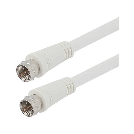 Sedea – Prolongateur satellite type F mâle/mâle 1,50 m RG6 – Connecteurs de haute précision – Pour réception TNT et chaînes satellite