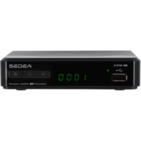 SEDEA S-6700 HD Récepteur Satellite Free to Air multimédia