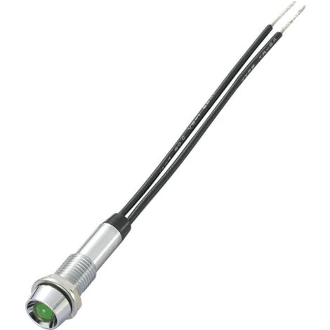 Sedeco 726640 Spia di segnalazione con lampadina Verde 1 pz.