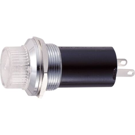 Sedeco B-114 TRANSPARENT Spia di segnalazione con lampadina Trasparente 1 pz.