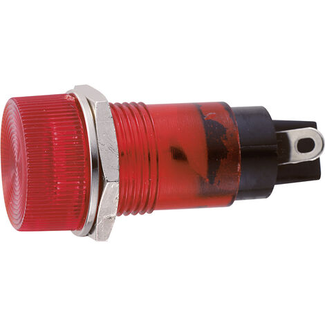 Sedeco B-432 12V RED Standard Signalleuchte mit Leuchtmittel     Rot 1 St.