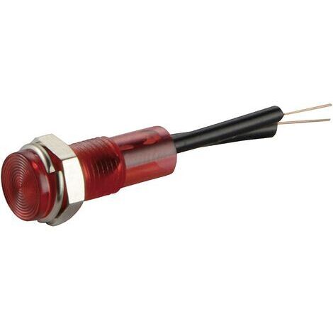 Sedeco B414A 12V-RD Voyant standard avec ampoule rouge 1 pc(s) D55474