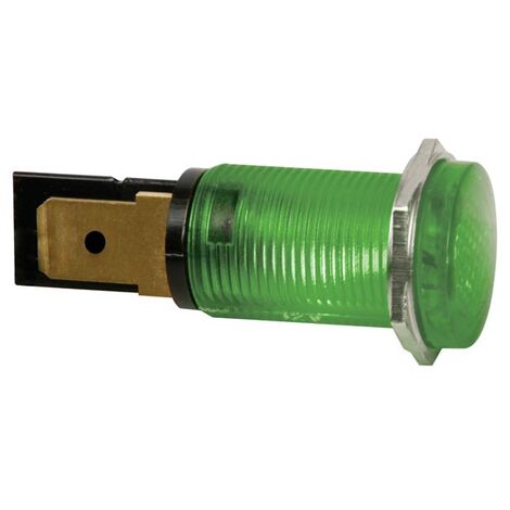 Seder 124046 - Luz de señal, 12 V, 14 mm, color verde