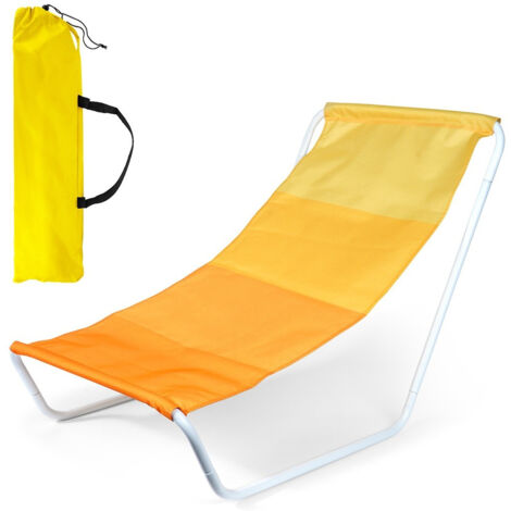 Sedia a sdraio da spiaggia, da giardino, da campeggio, pieghevole, portatile