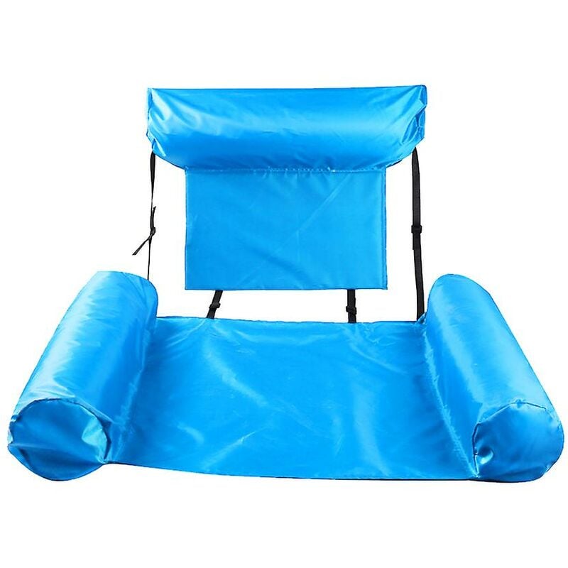 Sedia a sdraio gonfiabile per lettini da spiaggia per feste estive con piscina galleggiante gonfiabile in pvc Sky Blue