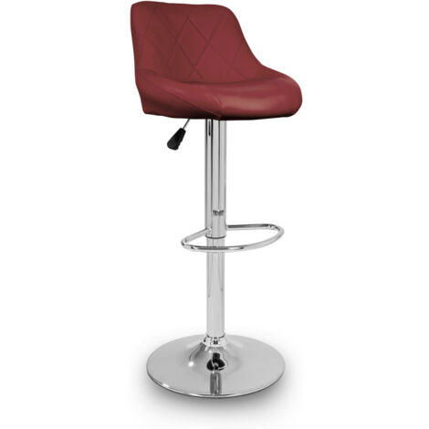Sedia Aga Bar Rosso scuro