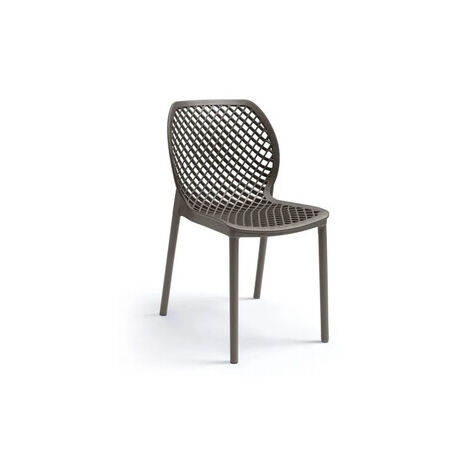 SEDIA ARIA IMPILABILE 47X60XH82CM TORTORA- 1,0 pz