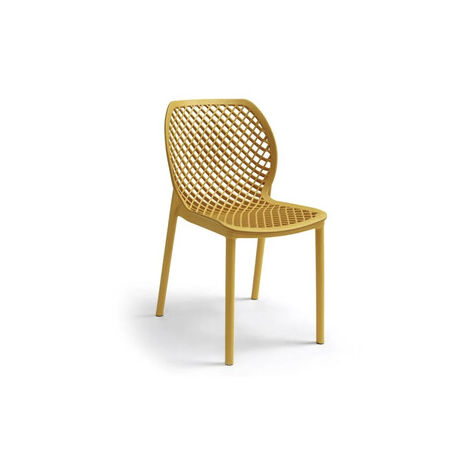 SEDIA ARIA IMPILABILE CM 47X60X82 H SENAPE- 1,0 pz