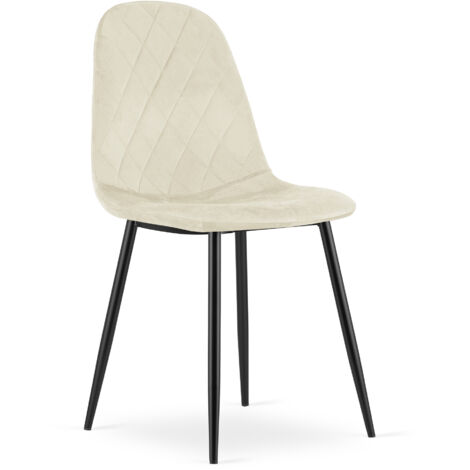 Sedia ASTI - velluto beige x 1