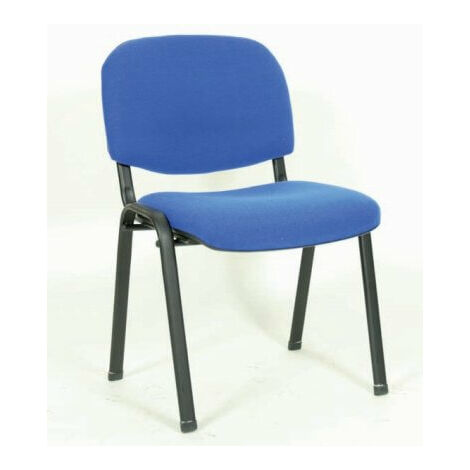 Sedia Attesa Venere Fissa Senza Braccioli Colore Blu