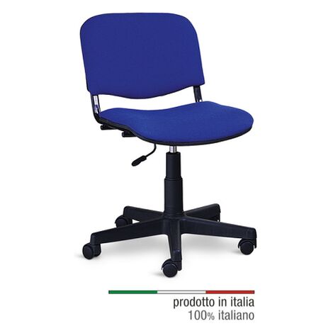 Sedia Attesa Venere Girevole in Tessuto Colore Verde