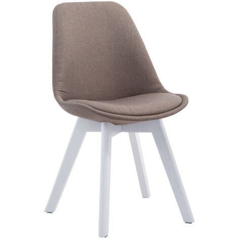 Sedia Borneo Tessuto V2 Tortora bianco