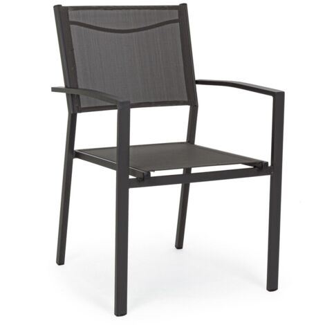 SEDIA C-BR HILDE ANTRACITE LH32 - BIZZOTTO